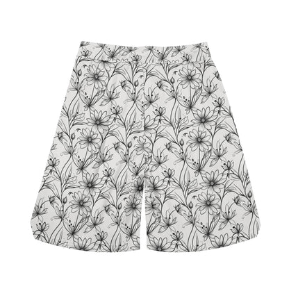 Men's Neutral Spring Mesh Shorts Sea Life Swim Trunks - DeRose Seasonal