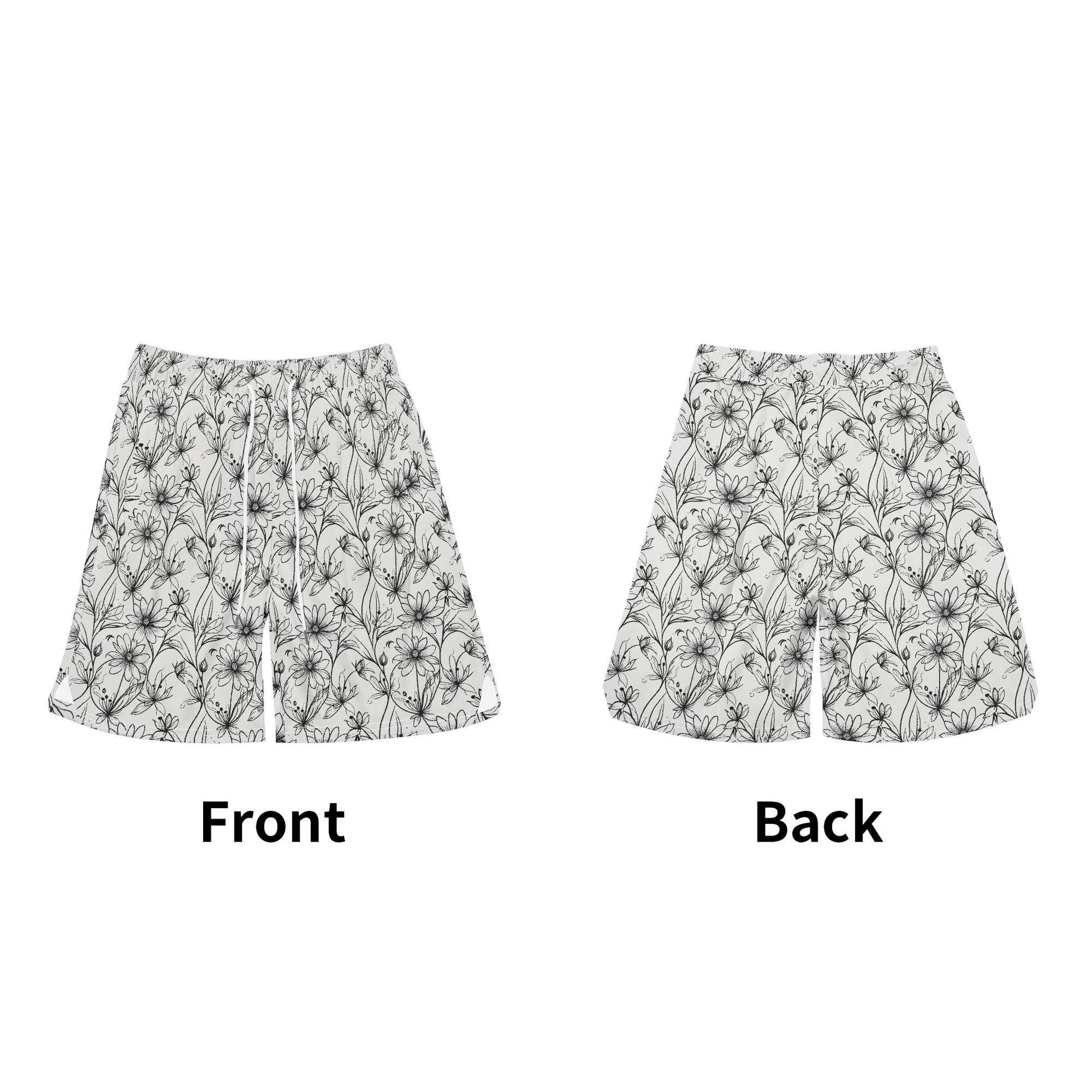 Men's Neutral Spring Mesh Shorts Sea Life Swim Trunks - DeRose Seasonal