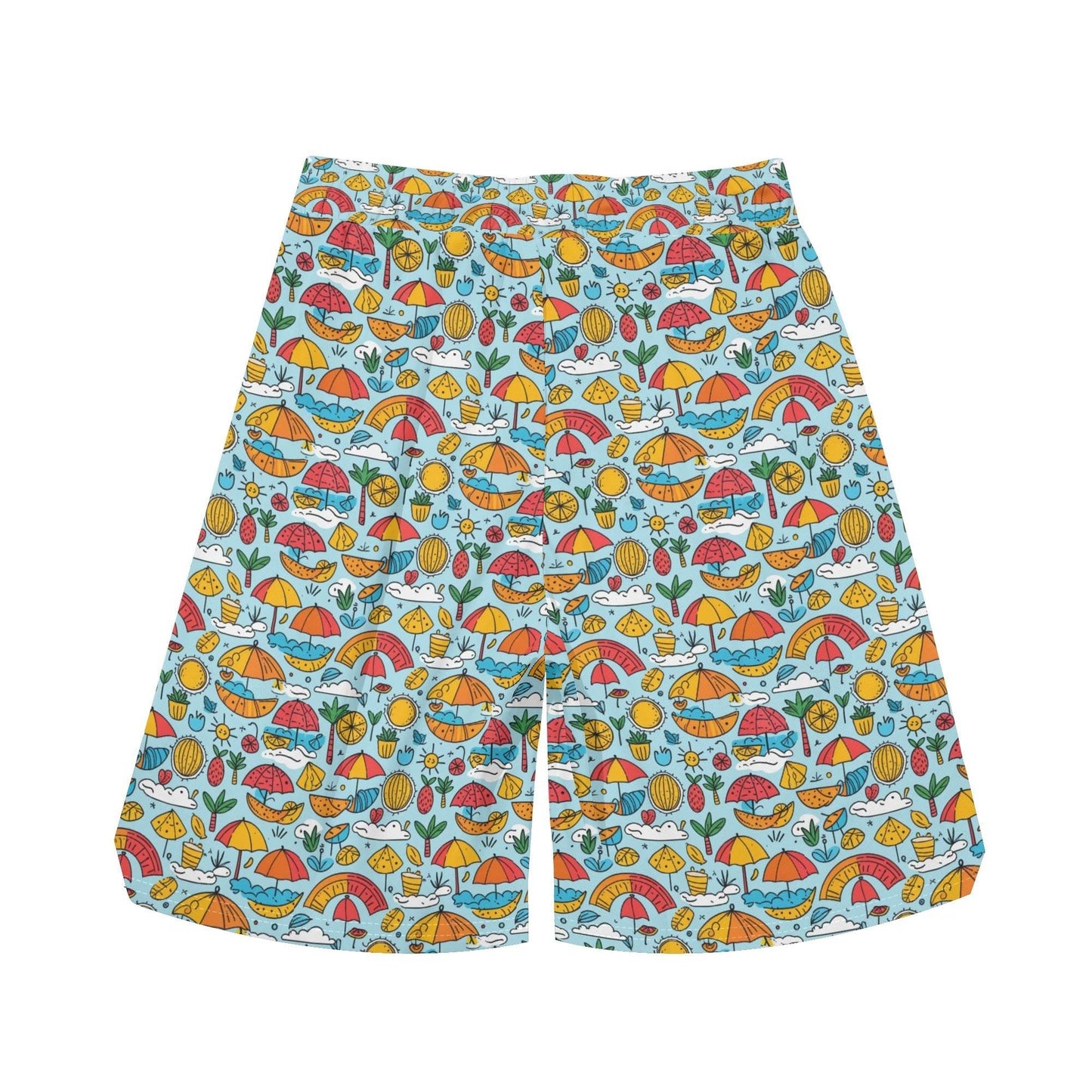 Men's Fun of a Beach Mesh Shorts Sea Life Swim Trunks - DeRose Seasonal