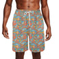Men's Ocean Abstract Mesh Shorts Sea Life Swim Trunks - DeRose Seasonal