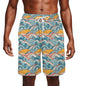 Men's Sun in the Waves Mesh Shorts Sea Life Swim Trunks - DeRose Seasonal