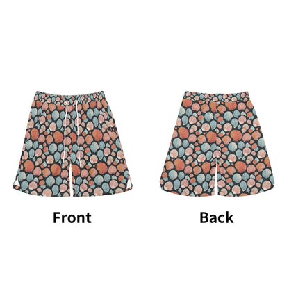 Men's Big Shells Mesh Shorts Sea Life Swim Trunks - DeRose Seasonal