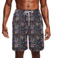 Men's Colorful Fireworks Mesh Shorts Sea Life Swim Trunks - DeRose Seasonal