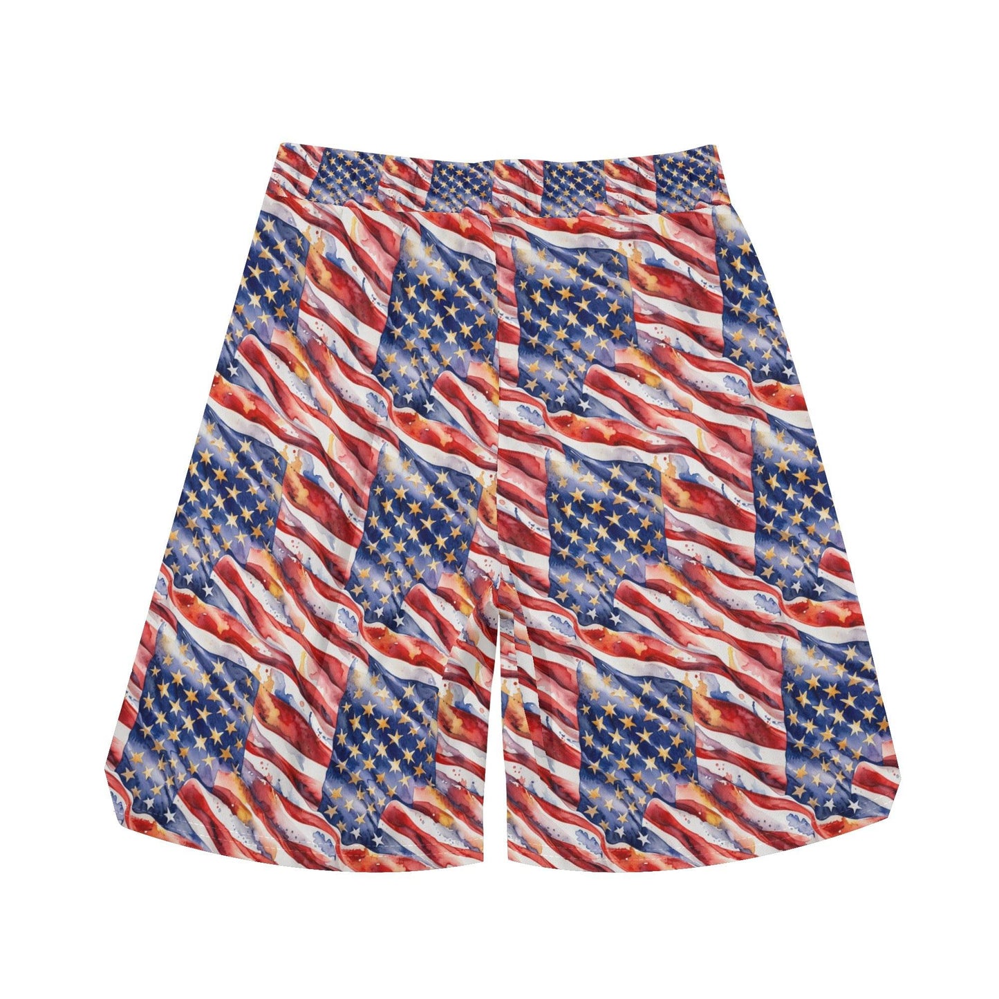 Men's USA Proud Mesh Shorts Sea Life Swim Trunks - DeRose Seasonal