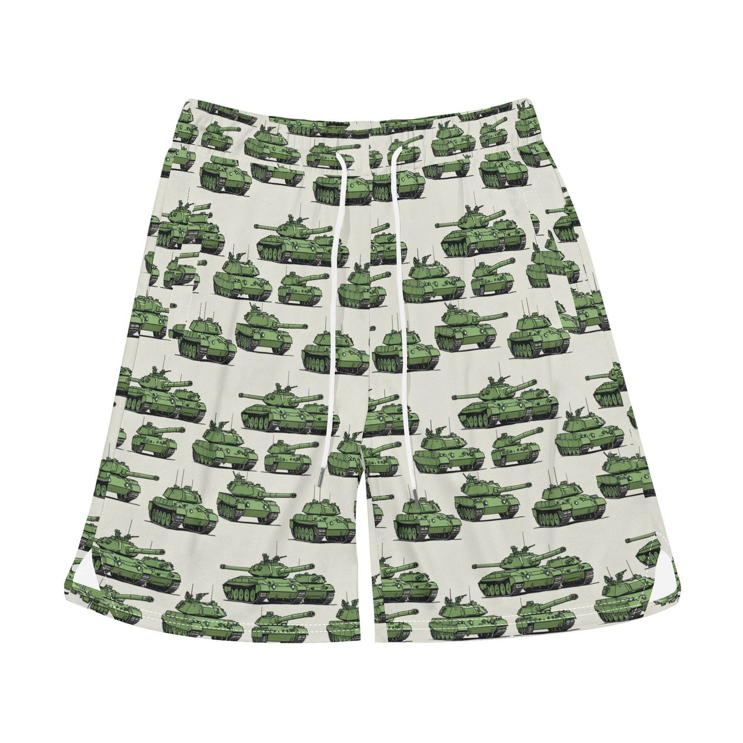 Men's Comic Tanks Mesh Shorts Sea Life Swim Trunks - DeRose Seasonal