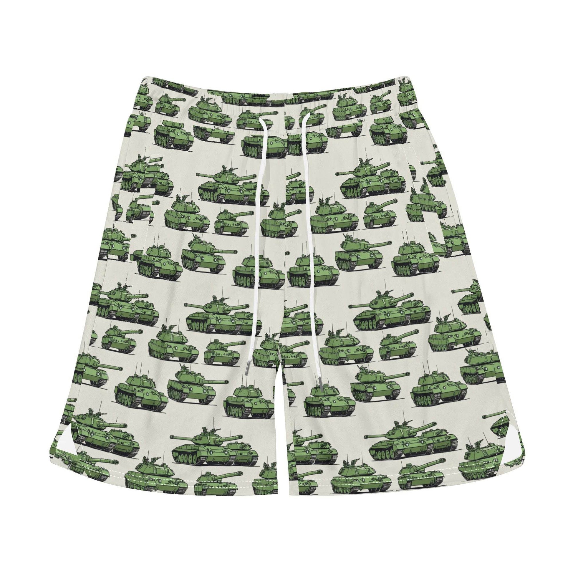 Men's Comic Tanks Mesh Shorts Sea Life Swim Trunks - DeRose Seasonal