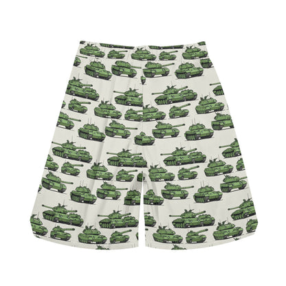 Men's Comic Tanks Mesh Shorts Sea Life Swim Trunks - DeRose Seasonal