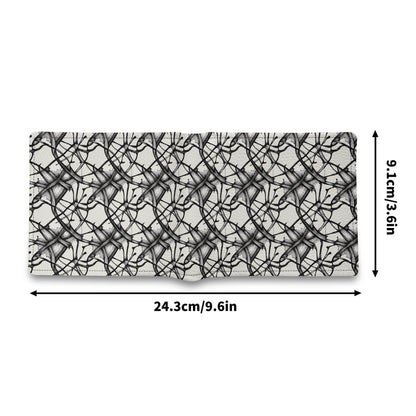 Floral Ink Leather Folded Men's Wallet - DeRose Seasonal