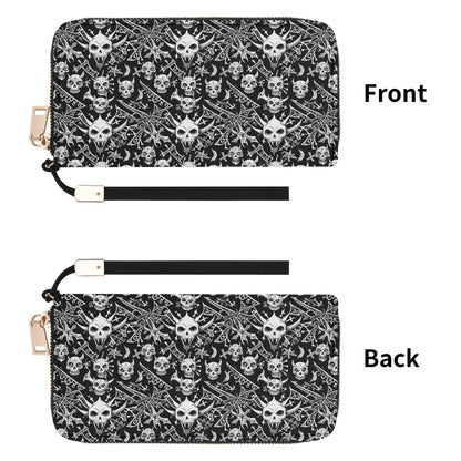 Little Devils Leather Zipper Wristlet Wallet - DeRose Seasonal