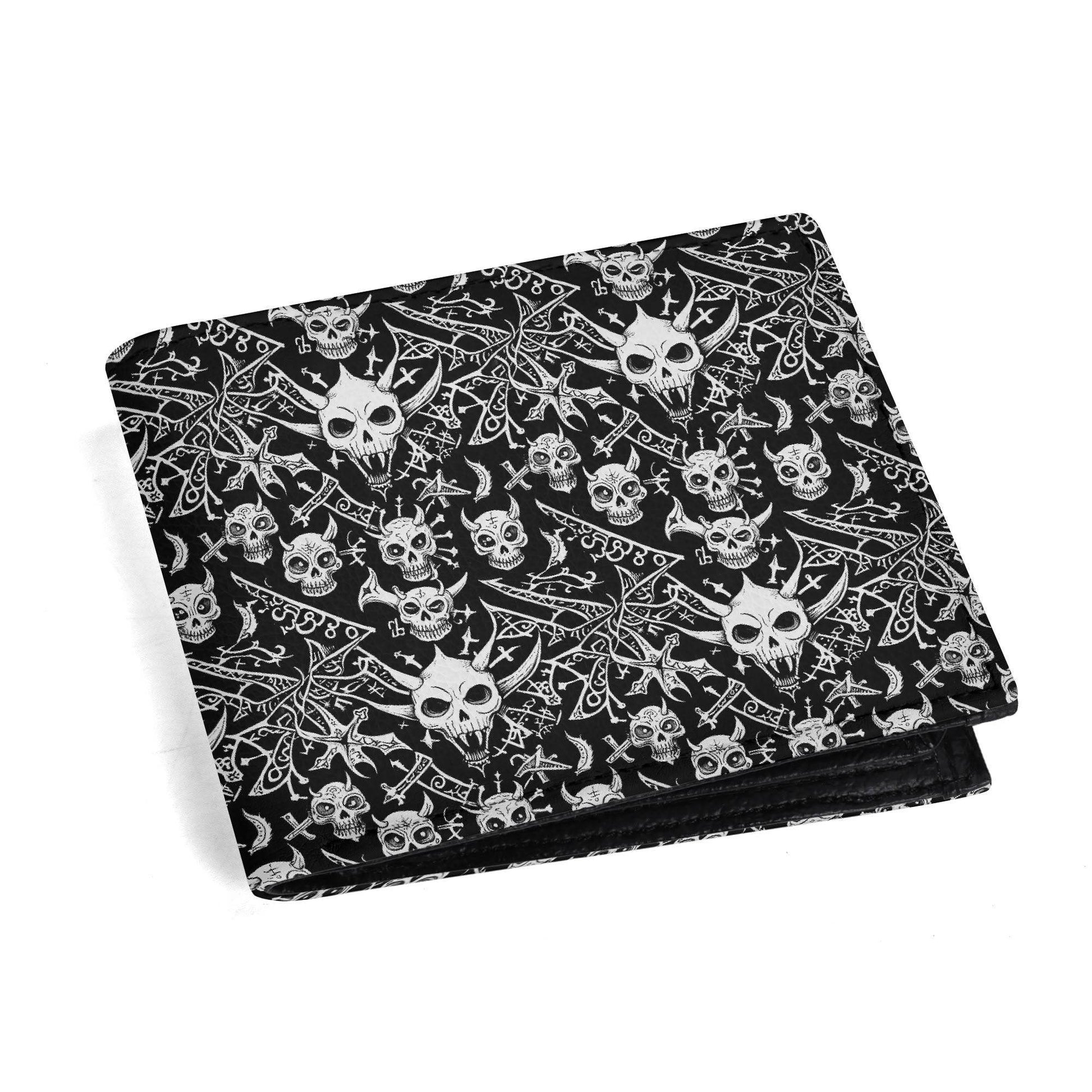 Little Devils Leather Folded Men's Wallet - DeRose Seasonal
