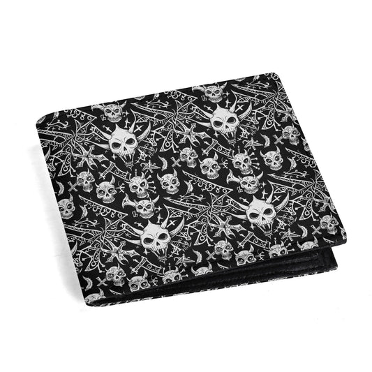 Little Devils Leather Folded Men's Wallet - DeRose Seasonal