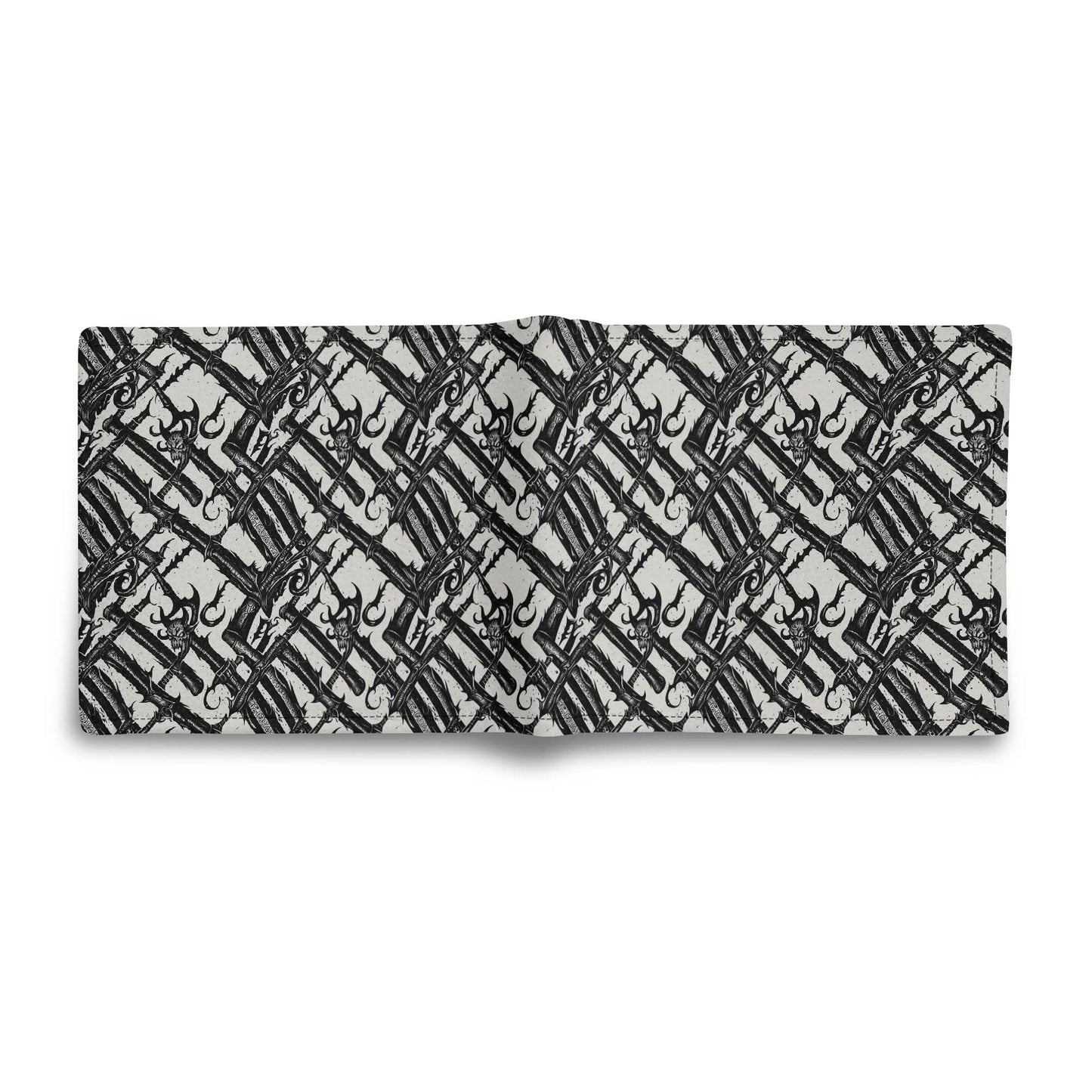 Devil Veins Leather Folded Men's Wallet - DeRose Seasonal