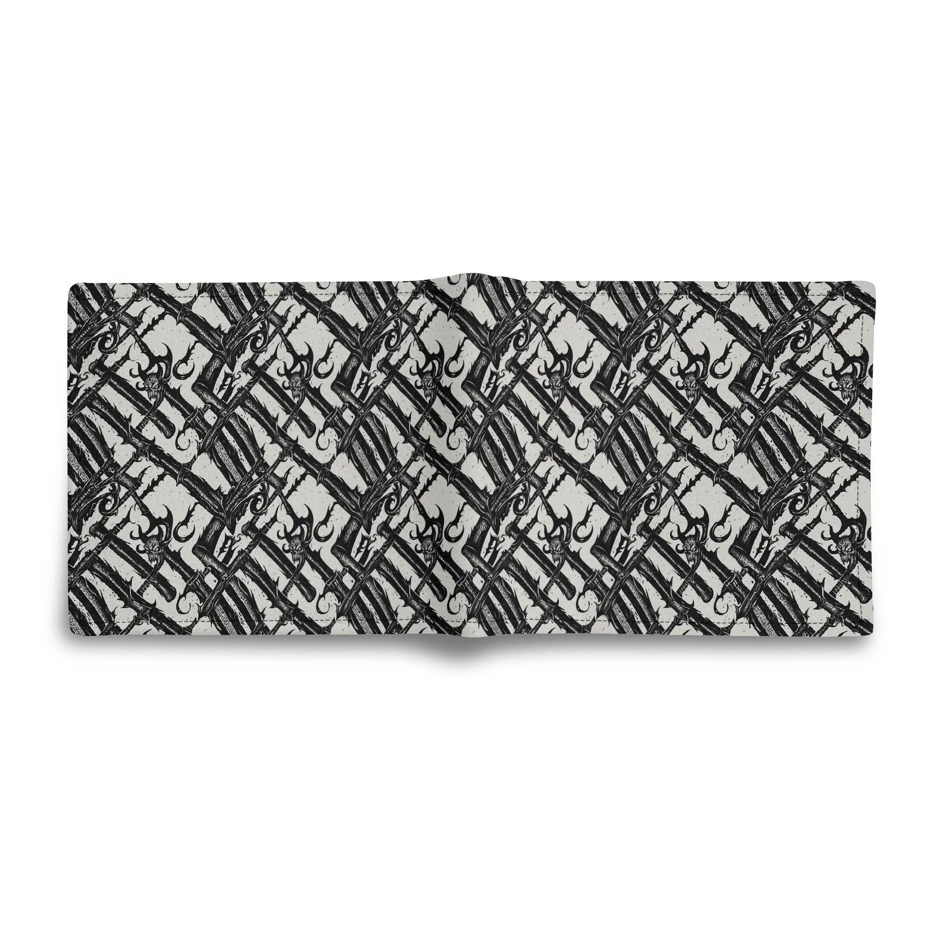 Devil Veins Leather Folded Men's Wallet - DeRose Seasonal