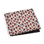 Floral Fire Leather Folded Men's Wallet - DeRose Seasonal