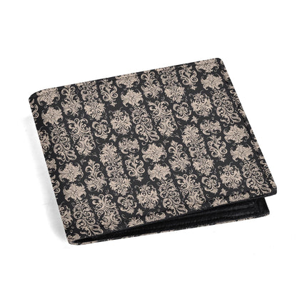 Gothic Emblem Leather Folded Men's Wallet - DeRose Seasonal