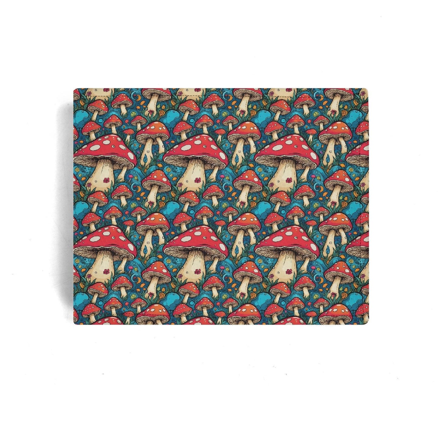 Deathcap Mushroom Men's Leather Folded Wallet - DeRose Seasonal