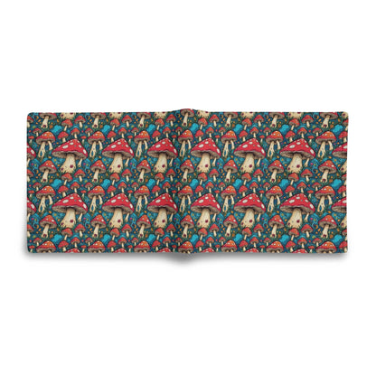 Deathcap Mushroom Men's Leather Folded Wallet - DeRose Seasonal