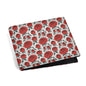 Red Roses Men's Leather Folded Wallet - DeRose Seasonal