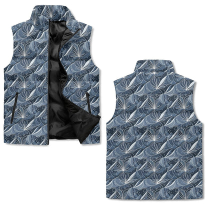Cold Wind Unisex Lightweight Stand Collar Zip Up Puffer Vest - DeRose Seasonal