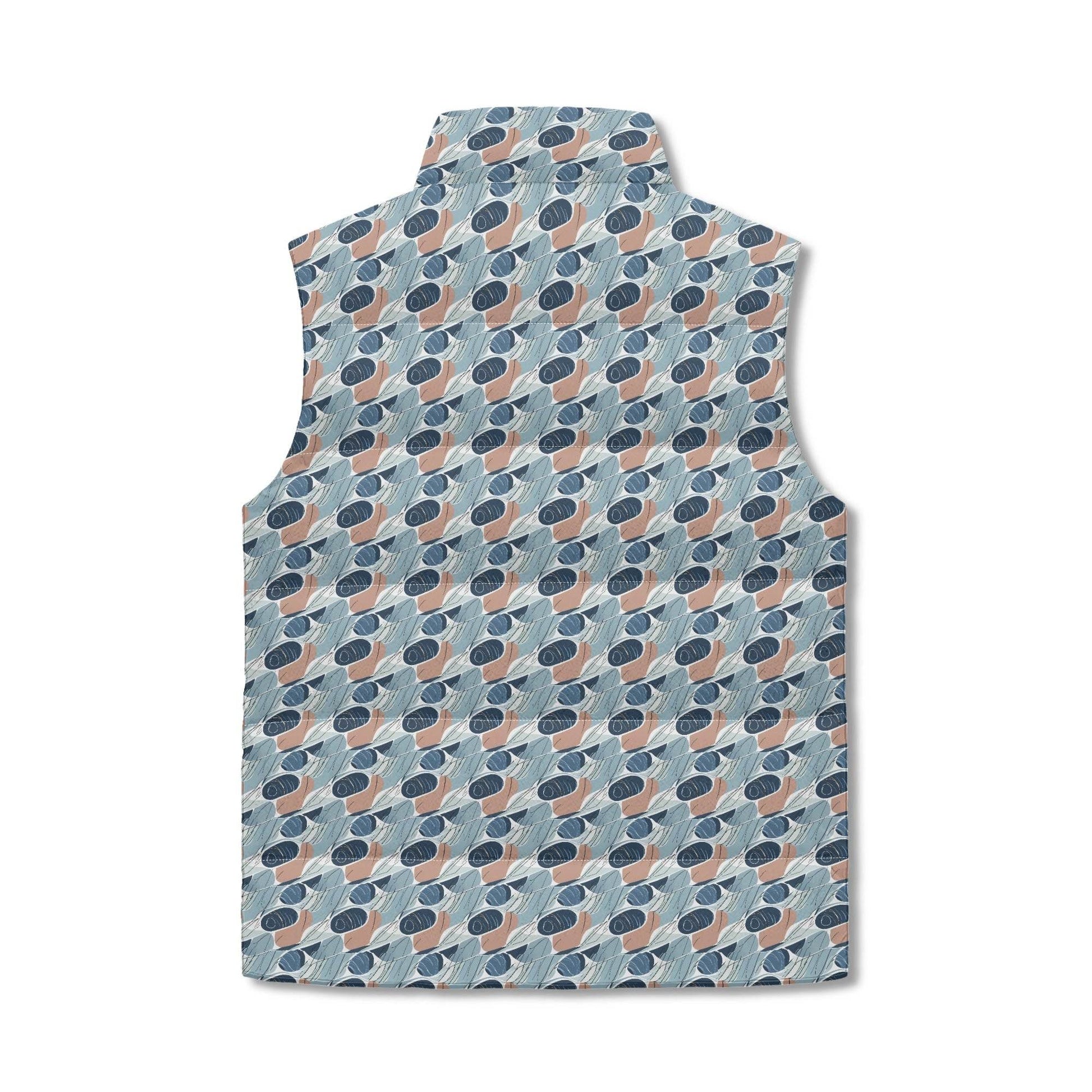 Cool Touch Unisex Lightweight Stand Collar Zip Up Puffer Vest - DeRose Seasonal