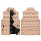 Autumn Leaves Unisex Lightweight Stand Collar Zip Up Puffer Vest - DeRose Seasonal