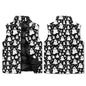 Spooky Ghost Unisex Lightweight Stand Collar Zip Up Puffer Vest - DeRose Seasonal