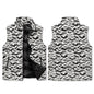 Bats Unisex Lightweight Stand Collar Zip Up Puffer Vest - DeRose Seasonal