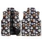 Cute Monster Witches Unisex Lightweight Stand Collar Zip Up Puffer Vest - DeRose Seasonal