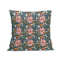 Wild Flowers Peach Velvet 4 Pcs Square Pillow Case Covers (5 sizes) - DeRose Seasonal
