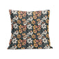 Field of Flowers Peach Velvet 4 Pcs Square Pillow Case Covers (5 sizes) - DeRose Seasonal