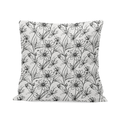 Neutral Spring Peach Velvet 4 Pcs Square Pillow Case Covers (5 sizes) - DeRose Seasonal