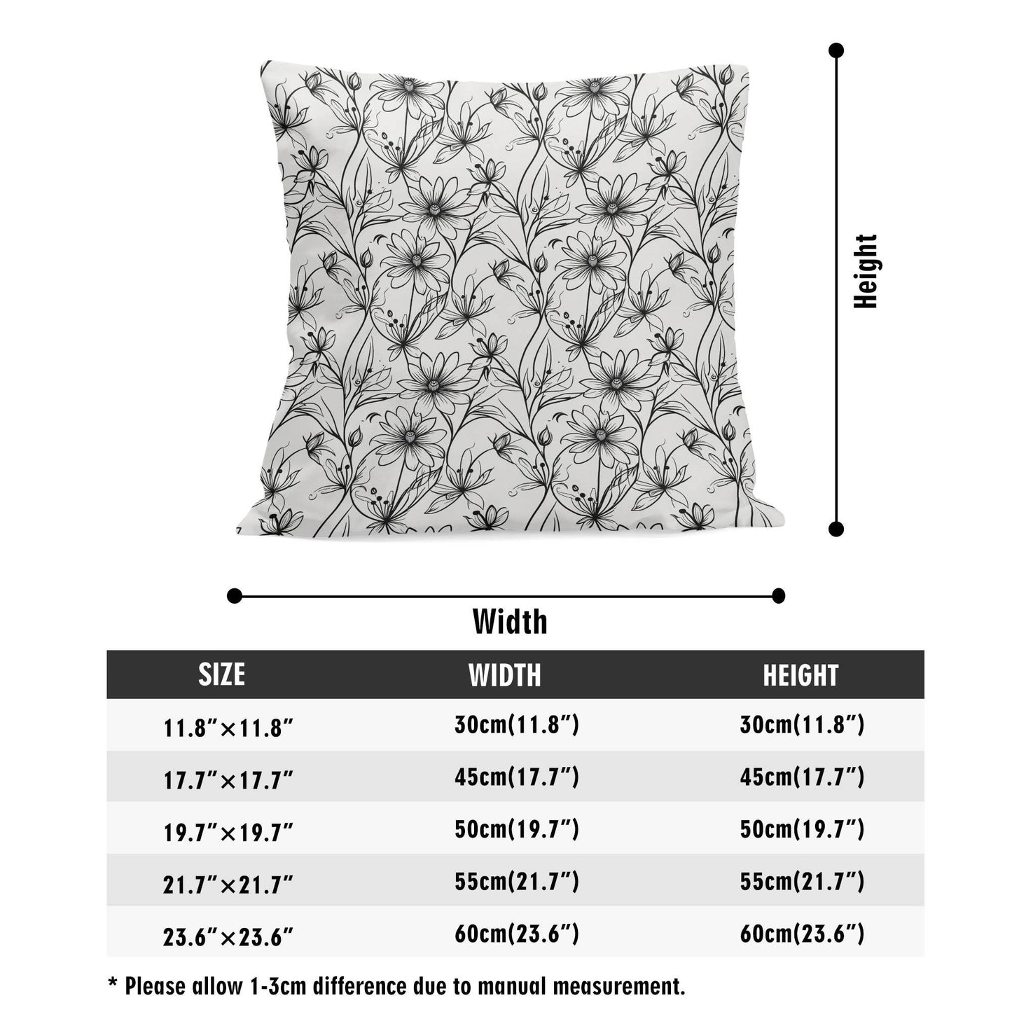Neutral Spring Peach Velvet 4 Pcs Square Pillow Case Covers (5 sizes) - DeRose Seasonal