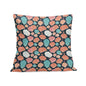 Big Shells and Stars Peach Velvet 4 Pcs Square Pillow Case Covers (5 sizes) - DeRose Seasonal