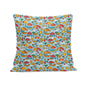 Fun of a Beach Peach Velvet 4 Pcs Square Pillow Case Covers (5 sizes) - DeRose Seasonal