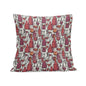Wine with Me Peach Velvet 4 Pcs Square Pillow Case Covers (5 sizes) - DeRose Seasonal