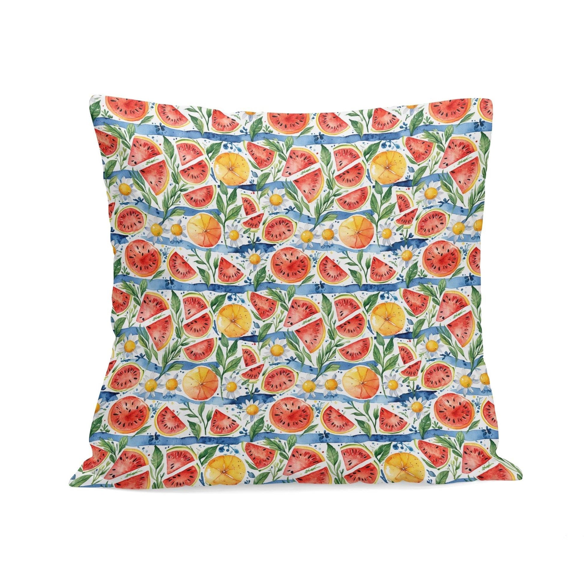 Watermelon Peach Velvet 4 Pcs Square Pillow Case Covers (5 sizes) - DeRose Seasonal