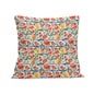Watermelon Peach Velvet 4 Pcs Square Pillow Case Covers (5 sizes) - DeRose Seasonal