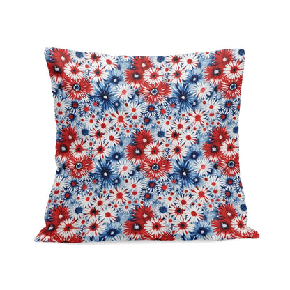 Floral USA Peach Velvet 4 Pcs Square Pillow Case Covers (5 sizes) - DeRose Seasonal