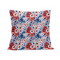 Floral USA Peach Velvet 4 Pcs Square Pillow Case Covers (5 sizes) - DeRose Seasonal