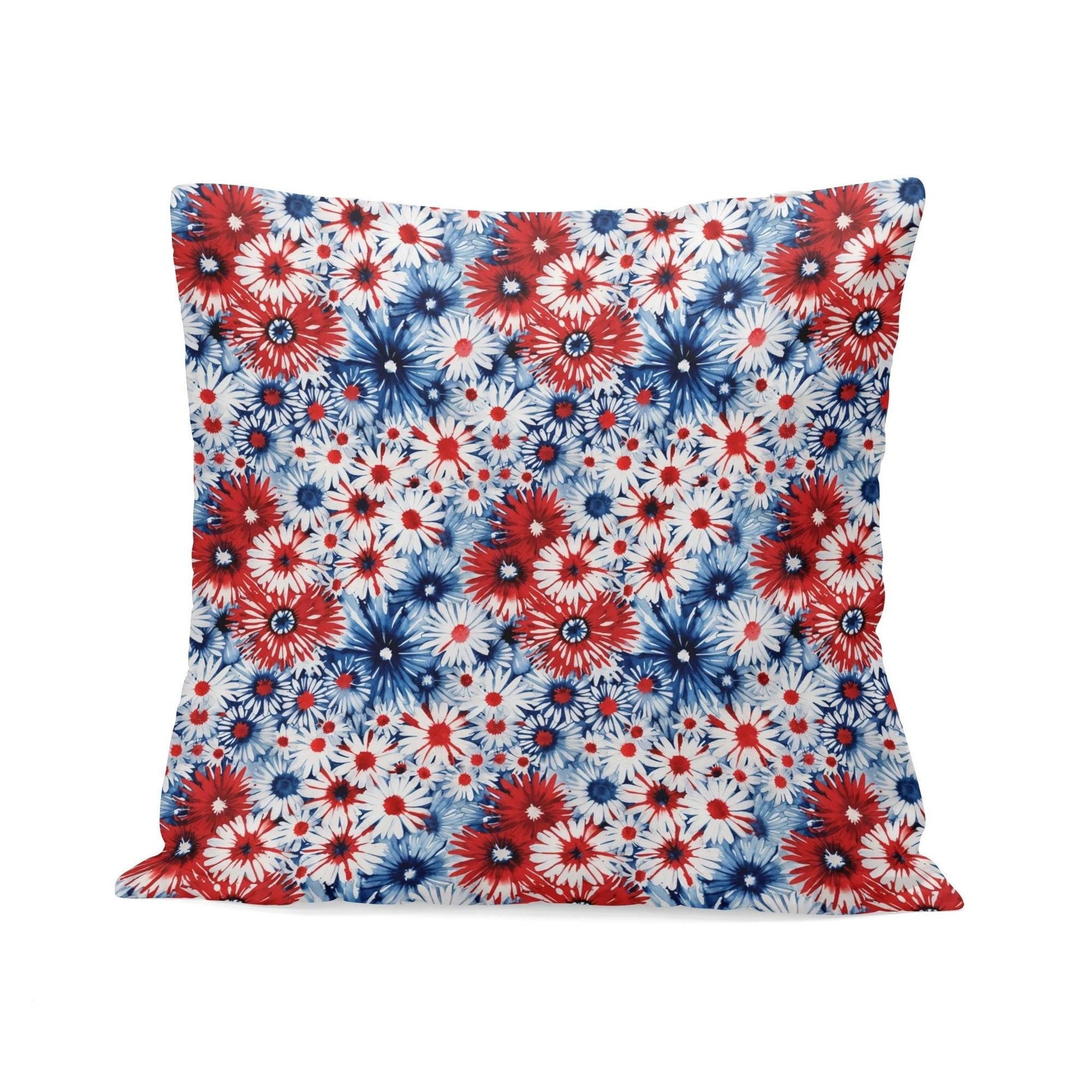 Floral USA Peach Velvet 4 Pcs Square Pillow Case Covers (5 sizes) - DeRose Seasonal