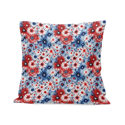 Floral USA Peach Velvet 4 Pcs Square Pillow Case Covers (5 sizes) - DeRose Seasonal