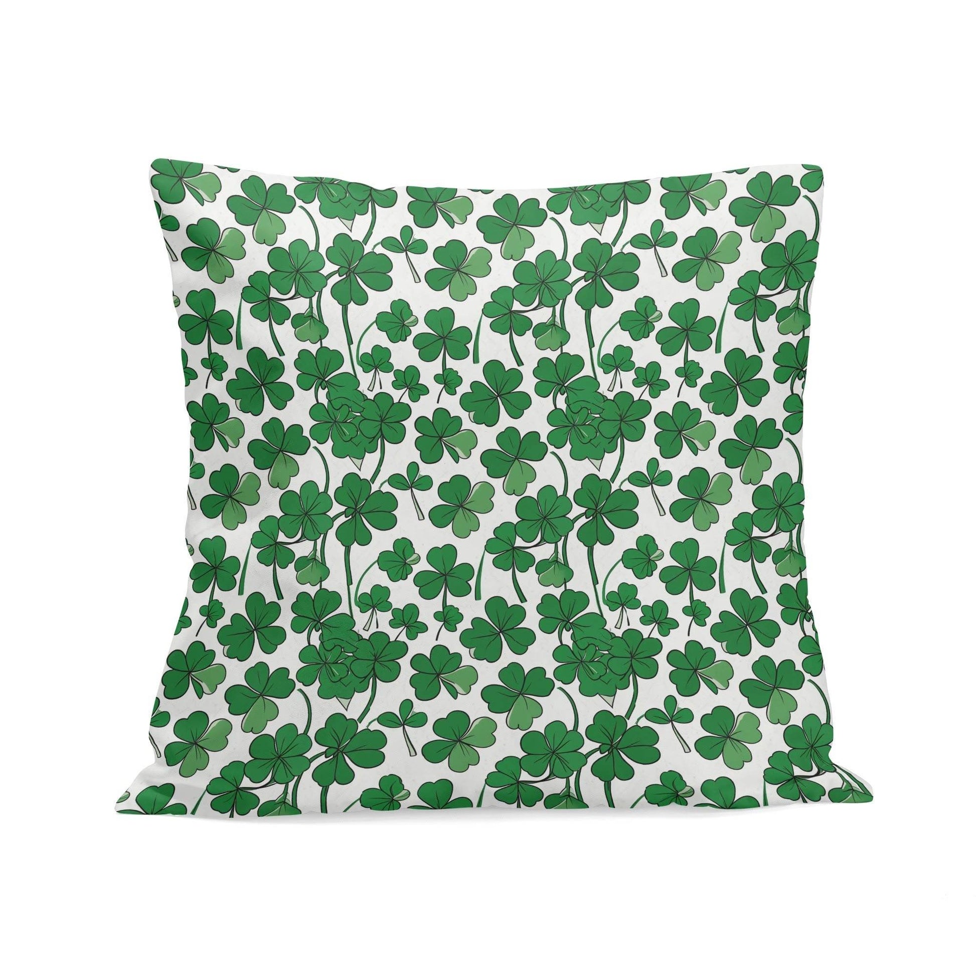 Little Clovers Velvet 4 Pcs Square Pillow Case Covers (5 sizes) - DeRose Seasonal