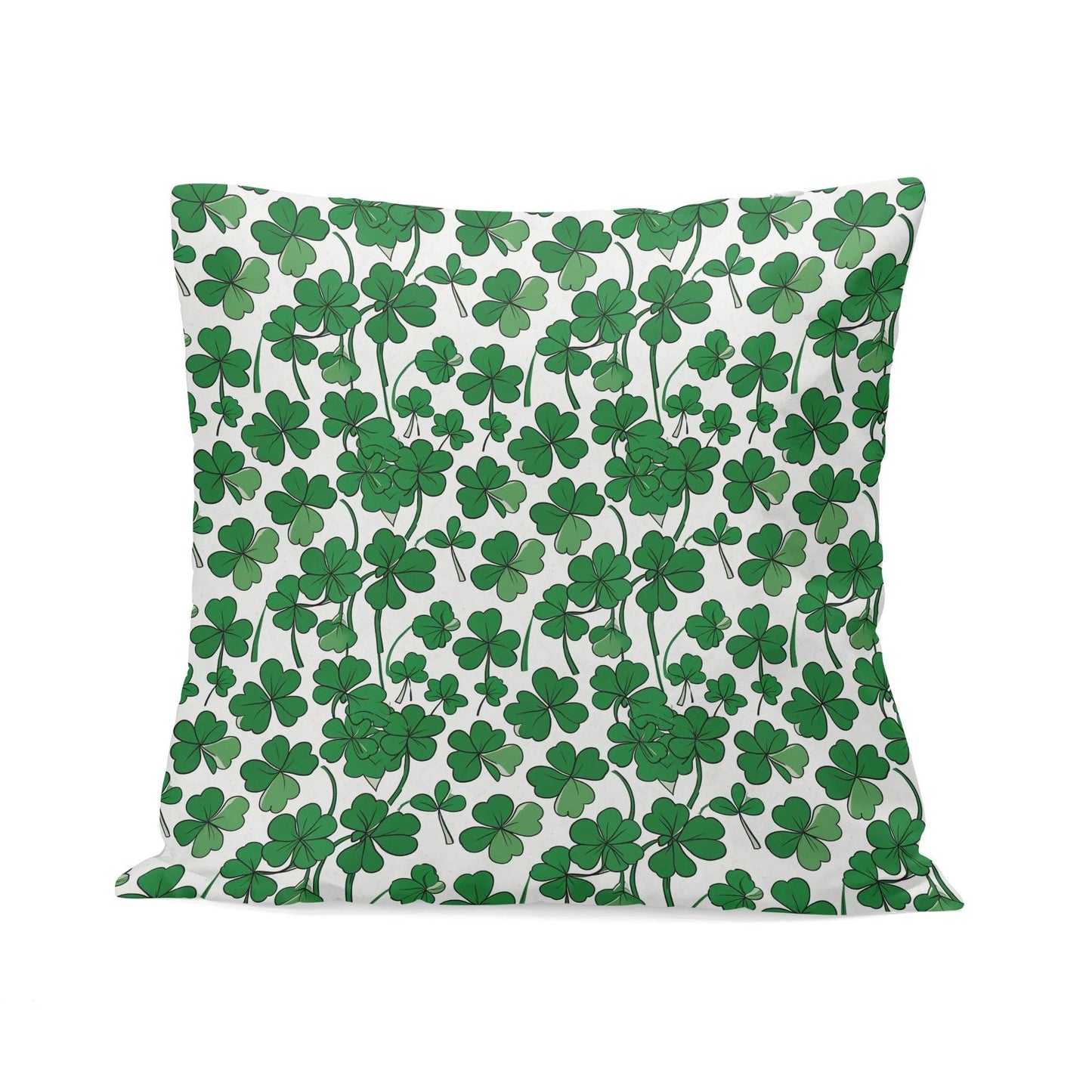 Little Clovers Velvet 4 Pcs Square Pillow Case Covers (5 sizes) - DeRose Seasonal