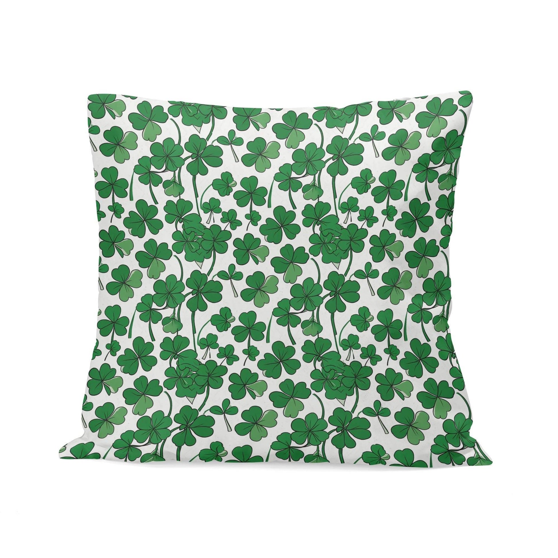 Little Clovers Velvet 4 Pcs Square Pillow Case Covers (5 sizes) - DeRose Seasonal