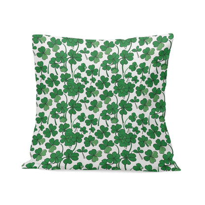 Little Clovers Velvet 4 Pcs Square Pillow Case Covers (5 sizes) - DeRose Seasonal