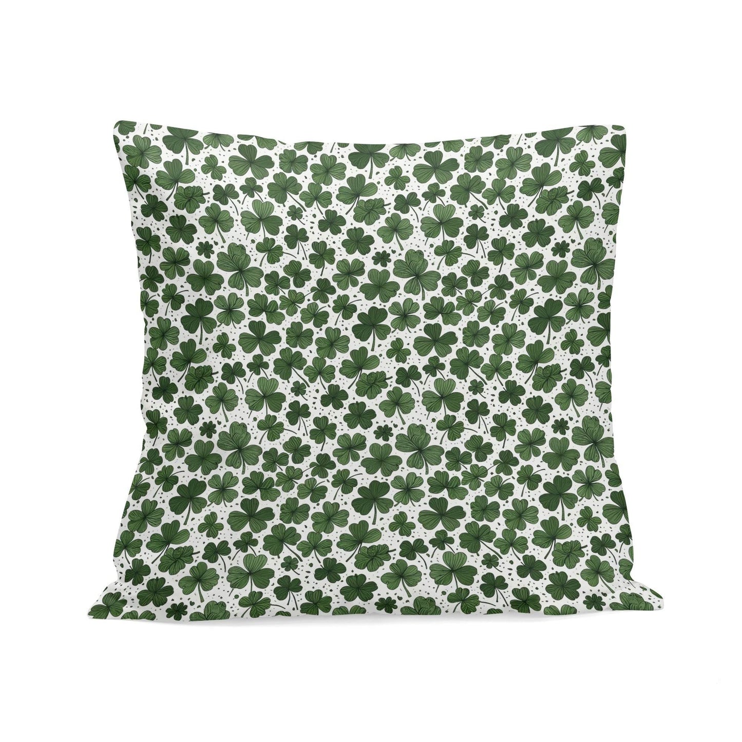 Clovers Velvet 4 Pcs Square Pillow Case Covers (5 sizes) - DeRose Seasonal