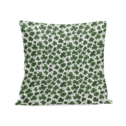 Clovers Velvet 4 Pcs Square Pillow Case Covers (5 sizes) - DeRose Seasonal