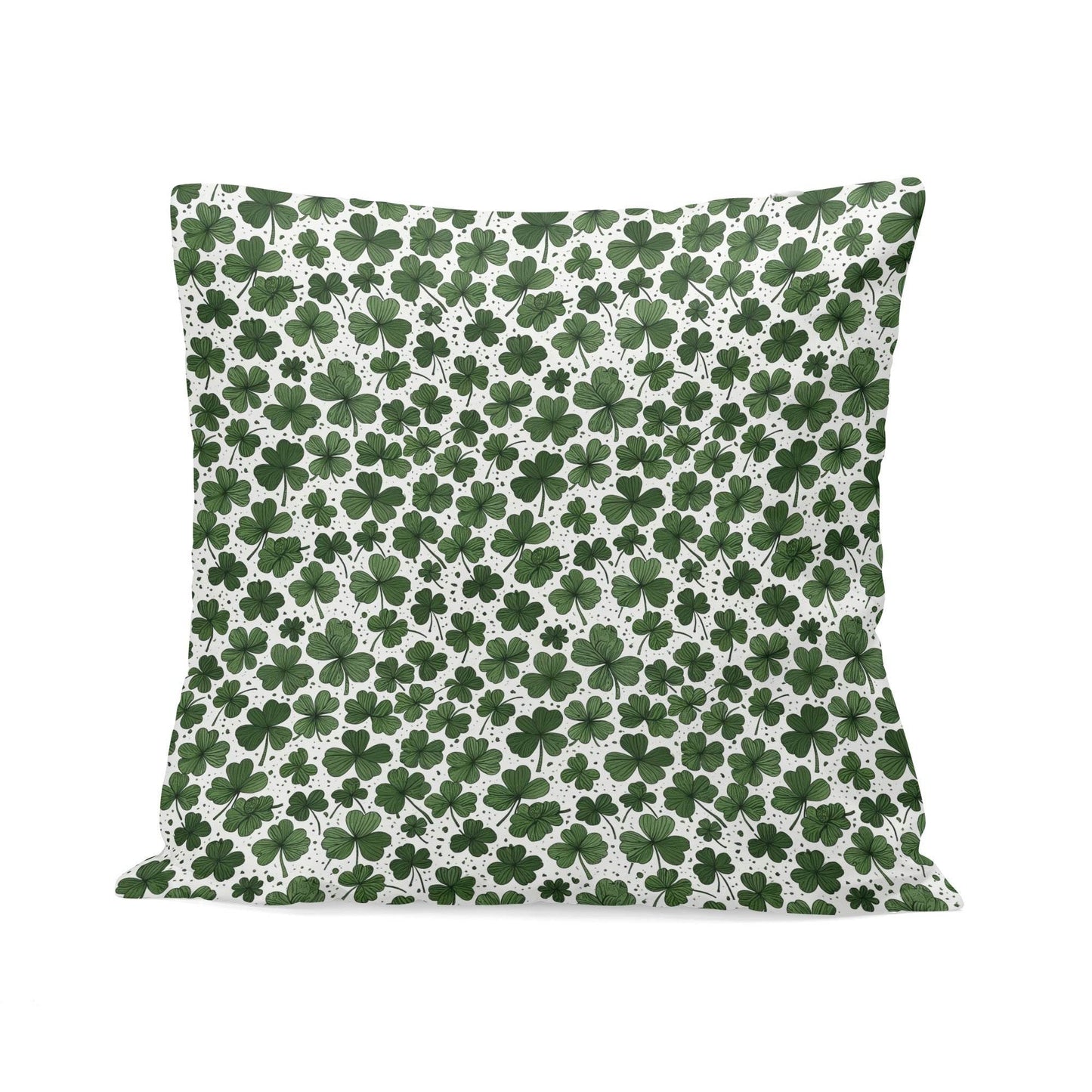 Clovers Velvet 4 Pcs Square Pillow Case Covers (5 sizes) - DeRose Seasonal