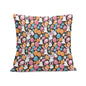 Fun Bunny Velvet 4 Pcs Square Pillow Case Covers (5 sizes) - DeRose Seasonal