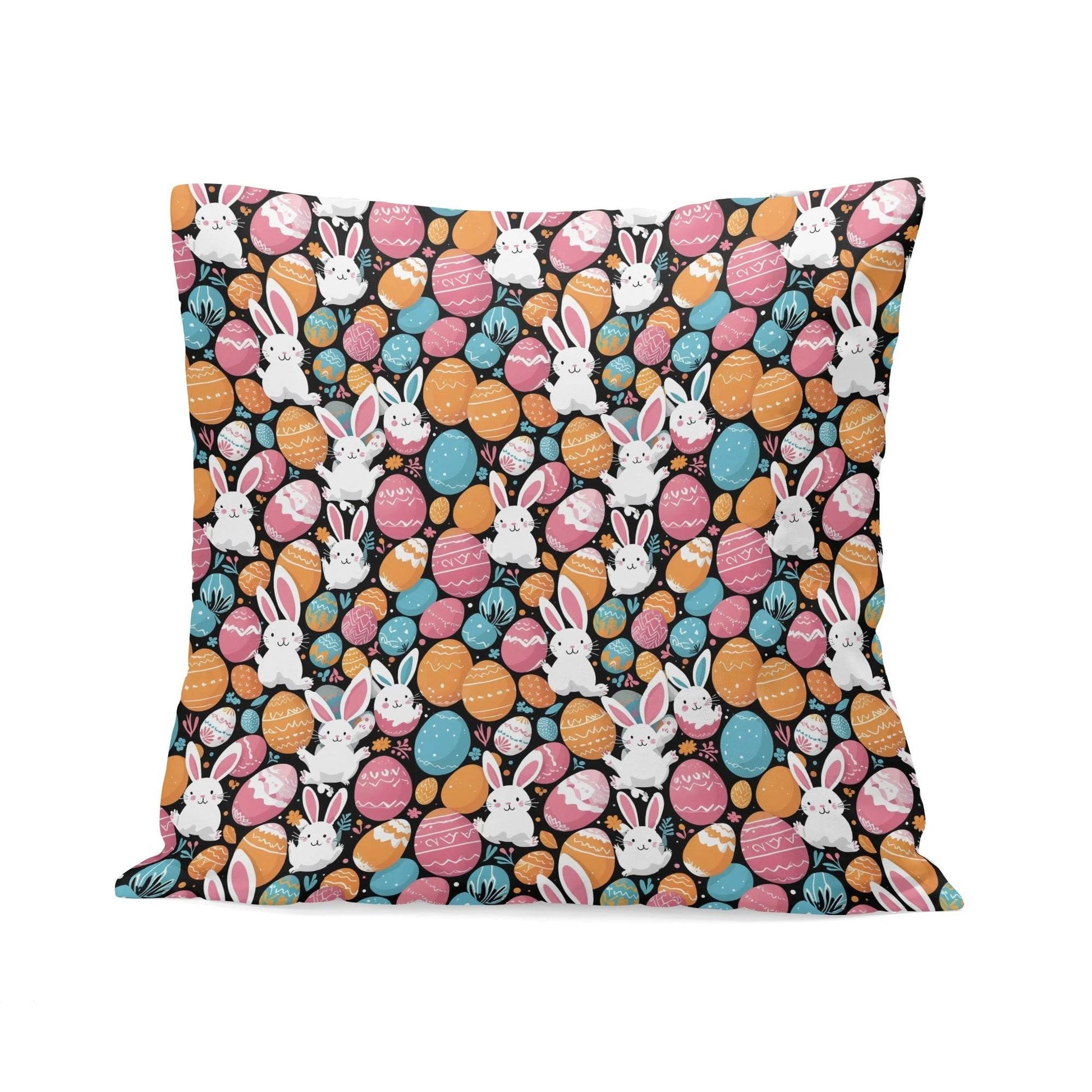 Fun Bunny Velvet 4 Pcs Square Pillow Case Covers (5 sizes) - DeRose Seasonal